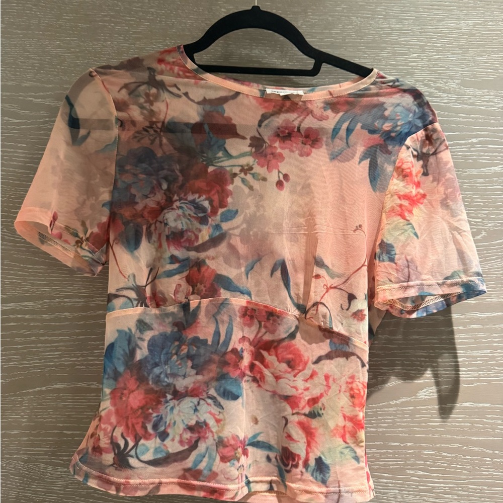Superdown revolve mesh tshirt
